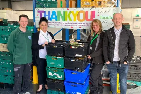 Next Energy Provides Support to Knowsley Foodbank