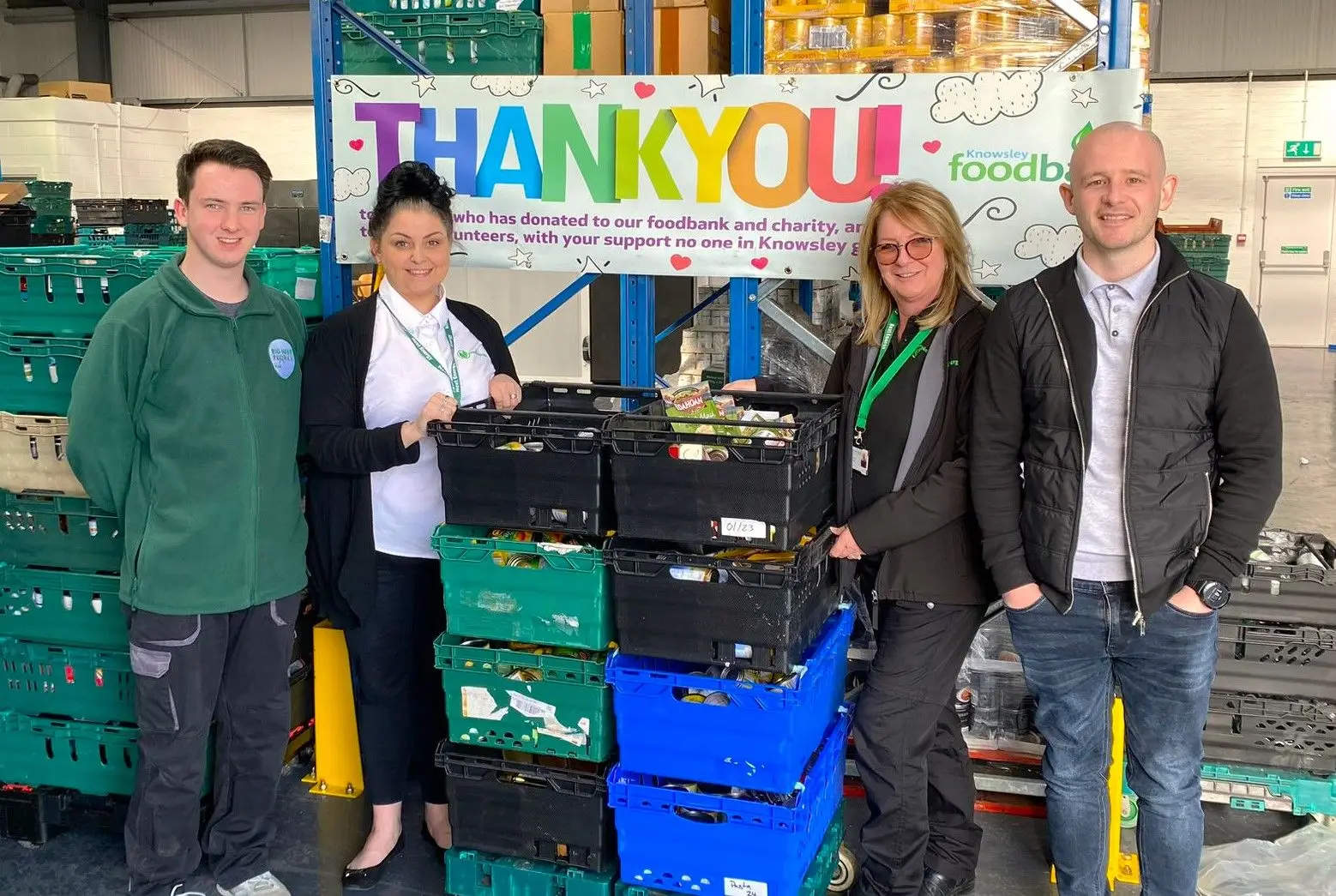 Next Energy Provides Support to Knowsley Foodbank